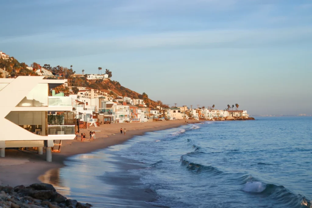 Malibu Beach - Bets stops on Pacific Coast Highway in California